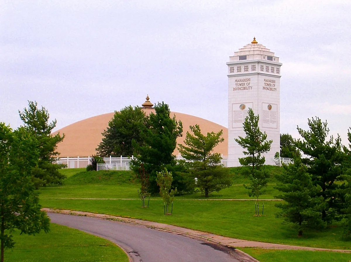 Campus of Maharishi International University in Fairfield, Iowa